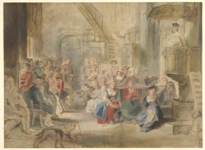 Um Sermão em uma Igreja da Aldeia, c.1630 de Peter Paul Rubens