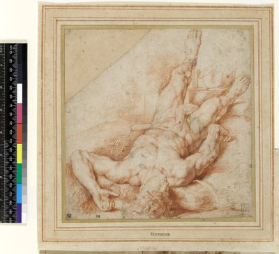 Abel Slained by Cain (desenho) de Peter Paul Rubens