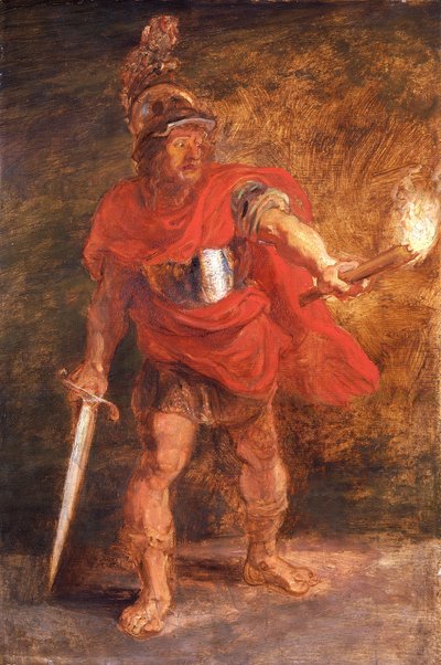 Enéias no submundo, c1600-1640. de Peter Paul Rubens