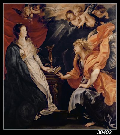 Anunciação, 1609 de Peter Paul Rubens