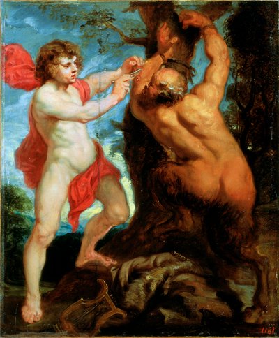 Apolo e Marsyas, século XVII de Peter Paul Rubens