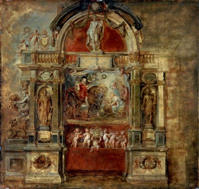 Chegada do Príncipe Ferdinand, 1634. de Peter Paul Rubens
