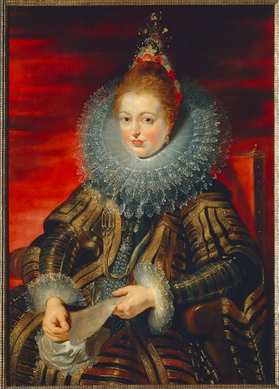 Áustria, Viena, Retrato da Infanta Isabella Clara Eugenia dos Habsburgos (1566 - 1633) de Peter Paul Rubens