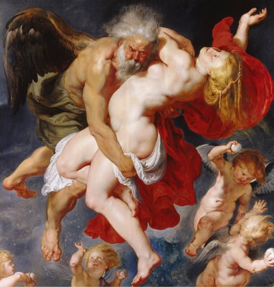 Boreas seqüestrando Orithyia, c. 1615 de Peter Paul Rubens