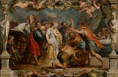 Briseida restituída a Aquiles de Peter Paul Rubens