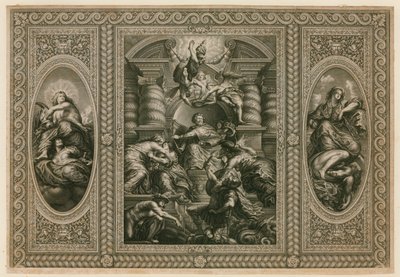 Teto da Casa de Banquetes em Whitehall de Peter Paul Rubens