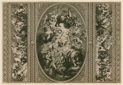 Teto da Casa de Banquetes em Whitehall de Peter Paul Rubens