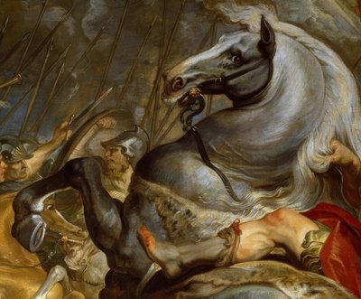 D. Mus, Batalha - Méd. v. Rubens, detalhe de Peter Paul Rubens