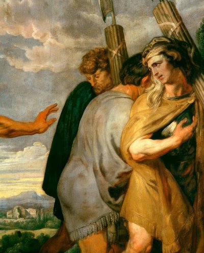 Decius Mus se despede dos lictores. de Peter Paul Rubens