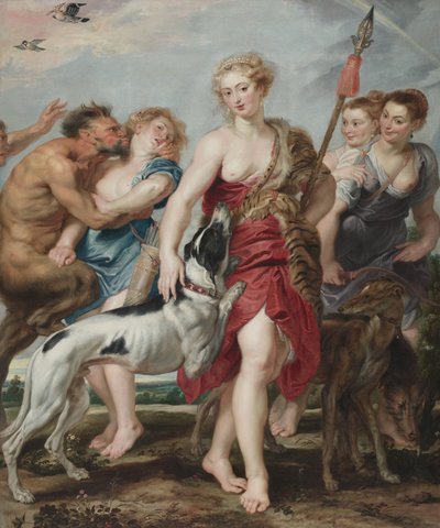 Diana e suas ninfas partindo para a caça, c.1615 de Peter Paul Rubens