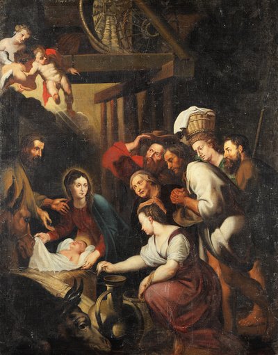 A Adoração dos Pastores de Peter Paul Rubens