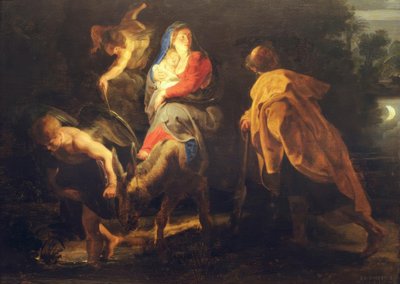 O vôo para o Egito de Peter Paul Rubens