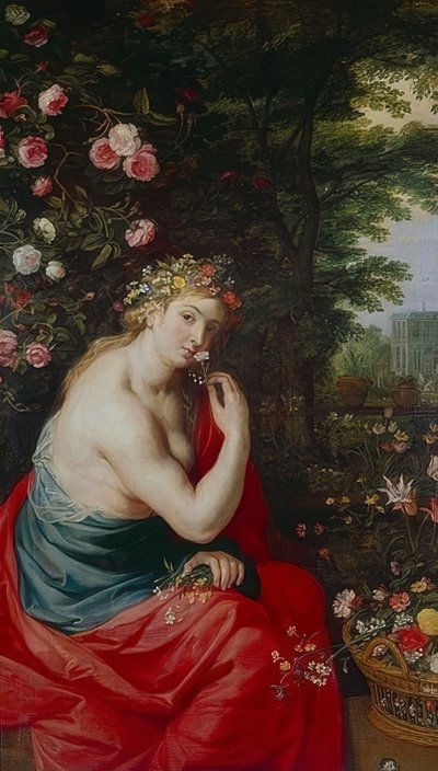 A deusa Flora. Por volta de 1625 de Peter Paul Rubens