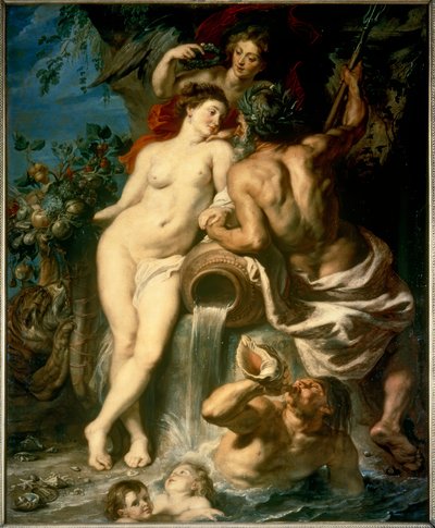 A conexão da água com a terra de Peter Paul Rubens