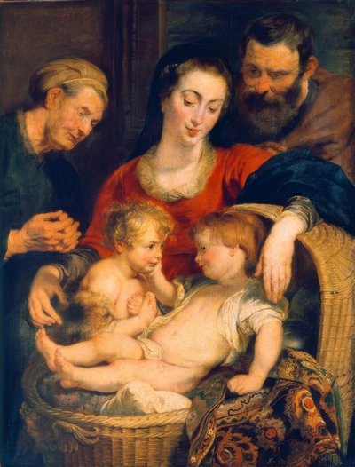 A sagrada família de Peter Paul Rubens