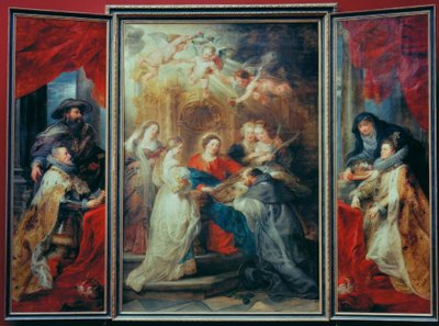 O hl. Virgem aparece ao Santo Ildefonso de Peter Paul Rubens