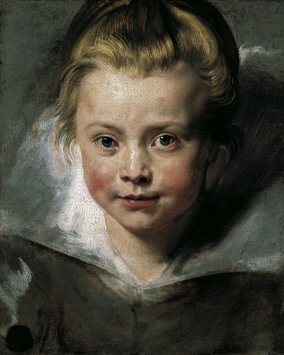 Holandês: Portret van Clara Serena Rubens (1611-1623) Retrato de Clara Serena Rubens, a filha do artista de Peter Paul Rubens
