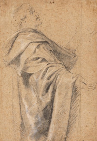 Um homem com um manto largo de Peter Paul Rubens