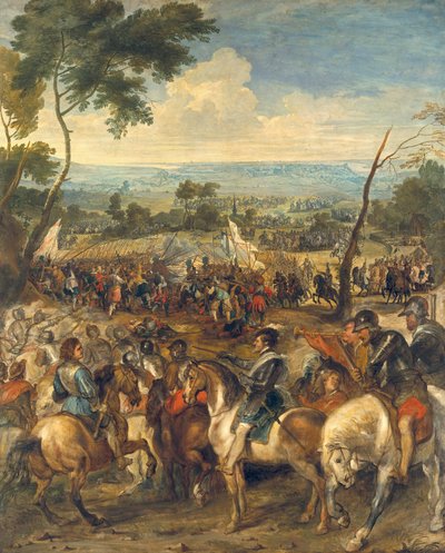 Henrique IV na Batalha de Arques (com Pieter Snayers) de Peter Paul Rubens