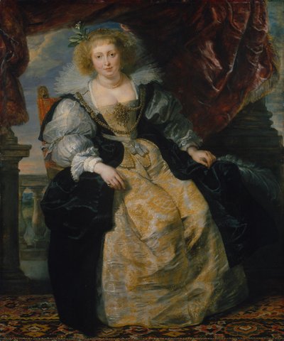 Helene Fourment «em vestido de noiva» de Peter Paul Rubens