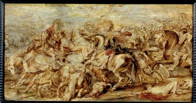 Henrique IV tem a Batalha de Ivry de Peter Paul Rubens