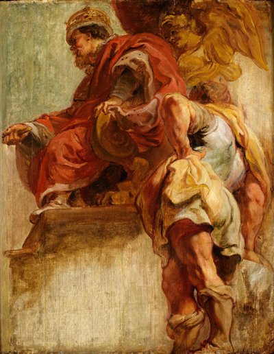 Rei James I Unindo Inglaterra e Escócia, 1632-33. de Peter Paul Rubens