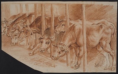 Vacas de «O Inverno» de Peter Paul Rubens