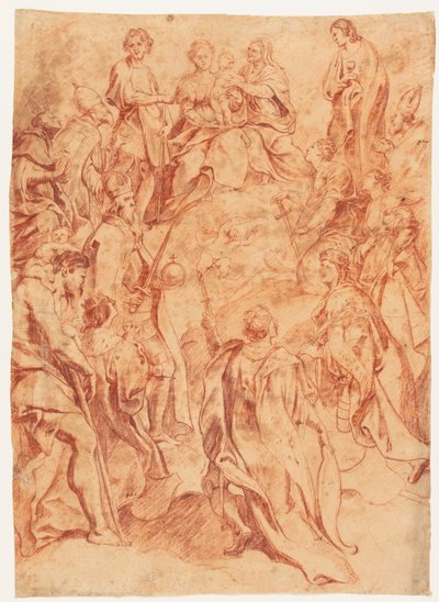 Maria com o Menino e santos de Peter Paul Rubens