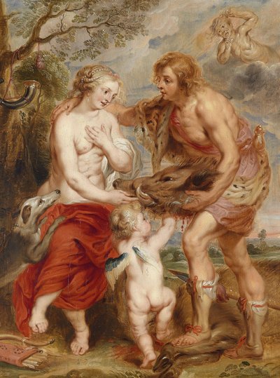 Meleager oferece os javalis de Calydon a Atalanta de Peter Paul Rubens