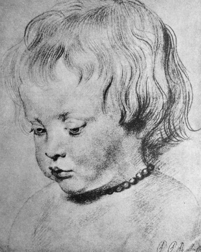 Nicholaas Rubens usando um Colar de Coral de Peter Paul Rubens