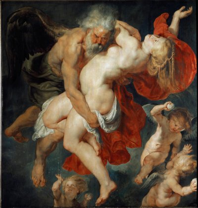 Orithye, Athenian Princess é tirada por Boree (Pintura de Peter Paul Rubens
