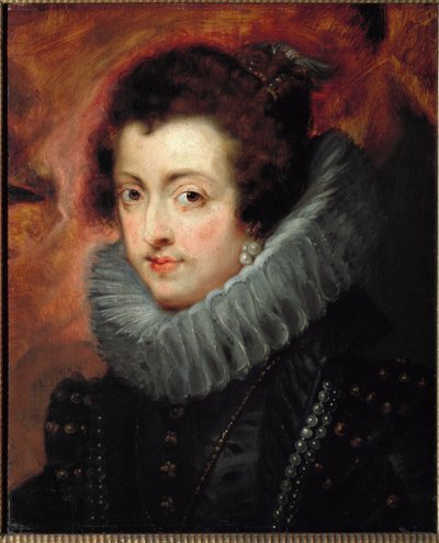 Retrato de Elisabeth da França (ou Elisabeth de Bourbon de Peter Paul Rubens