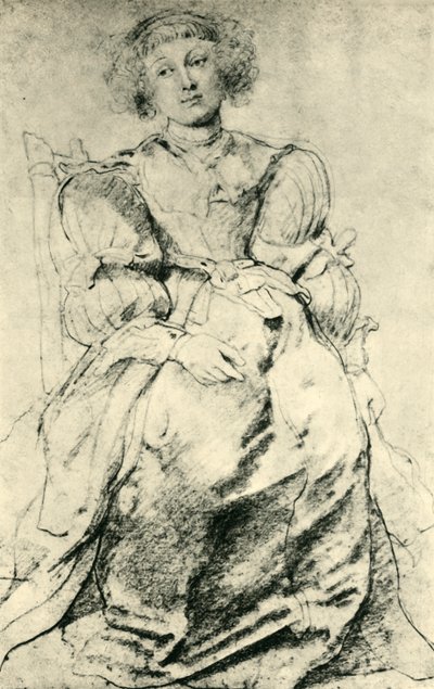 Retrato de Hélène Fourment, c1630-1631, 1943. de Peter Paul Rubens