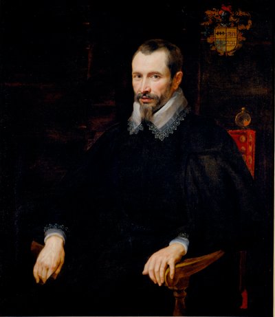 Retrato de Niccolo Pallavicino Pintura de Pierre Paul (Pierre-Paul) Rubens (ou Peter Paul ou Petrus Paulus) (1577-1640) 1604-1608 Sol. 105x92 cm Colecção privada de Peter Paul Rubens