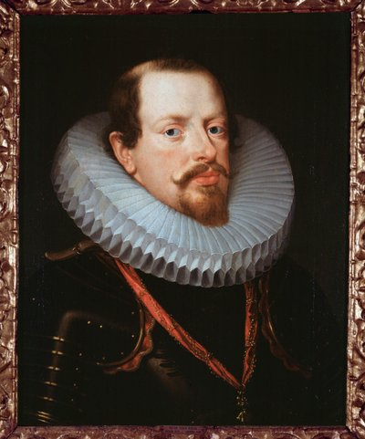 Retrato de um cavalheiro flamengo com um rufo (óleo sobre tela) de Peter Paul Rubens