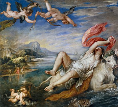 Estupro da europa de Peter Paul Rubens