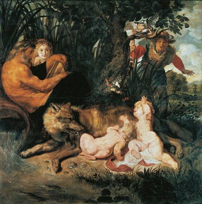 Romulus e Remus (óleo sobre tela) de Peter Paul Rubens