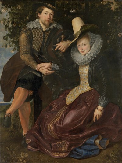Rubens e Isabella Brant no caramanchão de madressilva de Peter Paul Rubens