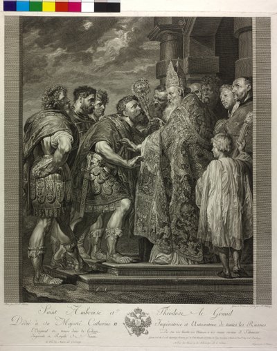 Santo Ambrósio de Milão de Peter Paul Rubens
