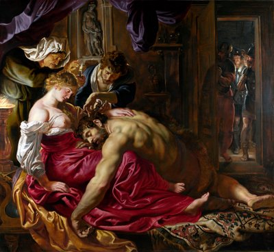 Sansão e Dalila, c. 1610 de Peter Paul Rubens