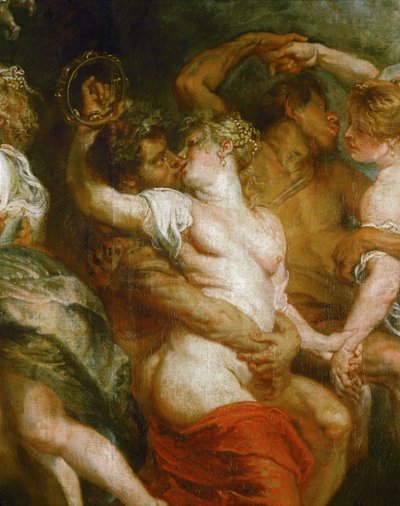 Sátiro abraçando uma bacante (óleo sobre tela) de Peter Paul Rubens