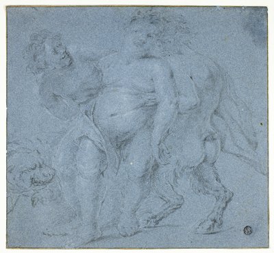 Sileno apoiado por dois sátiros de Peter Paul Rubens