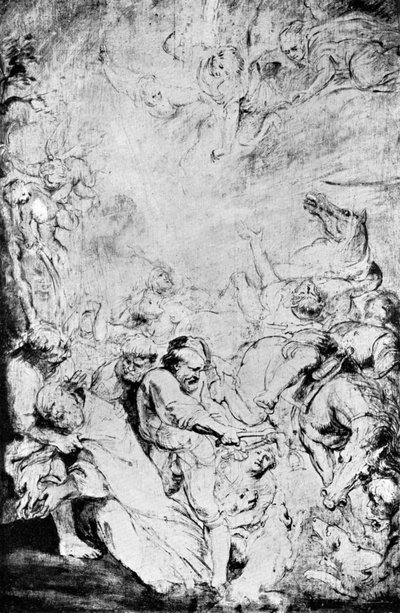 Esboço do Martírio de São Livino, c1633, 1933. de Peter Paul Rubens