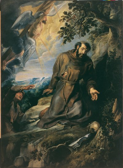 São Francisco a receber os estigmas de Peter Paul Rubens