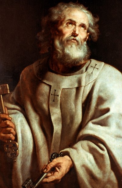 São Pedro, c.1611 (óleo sobre tela) de Peter Paul Rubens
