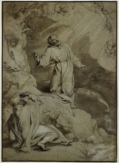 Estigmatização de São Francisco de Assis de Peter Paul Rubens