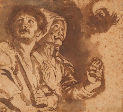 Esboço para uma adoração dos pastores de Peter Paul Rubens