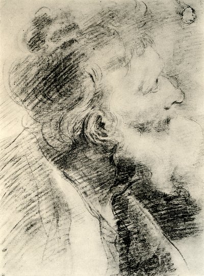 Estudo para a cabeça de um homem velho, 1913. de Peter Paul Rubens