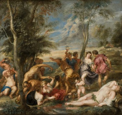 O Bacanal dos Andrianos de Peter Paul Rubens