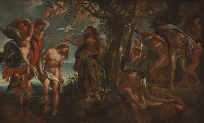 O Batismo de Cristo de Peter Paul Rubens
